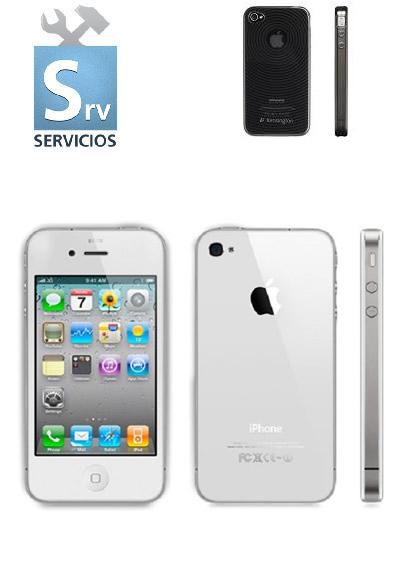 Apple Iphone 4s 8 Gb Blanco Funda